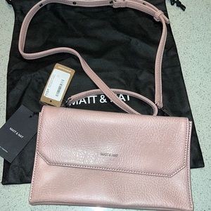 Matt & Nat - Light Pink Pebble Crossbody Purse NWT